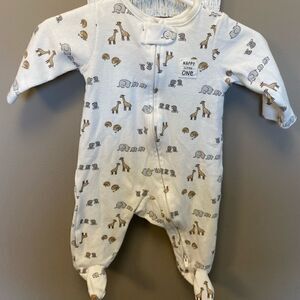 (4) Piece Bundle Carter’s and EMC 3 Month Baby Girl Clothes